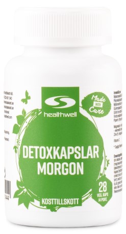 Pienoiskuva Healthwell Detox-Kapselit Aamu, 28 kaps