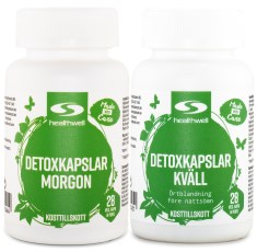 Healthwell Detox-paketti Aamu- & Iltakapselit 14 pv