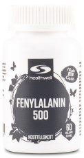 Pienoiskuva Healthwell Fenylalaniini 500, 60 kapselia