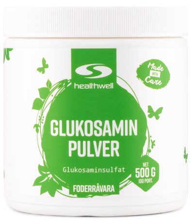 Pienoiskuva Healthwell Glukosamiinijauhe Elimille, 500 g