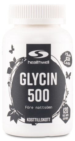 Pienoiskuva Healthwell Glysiini 500, 120 kapselia