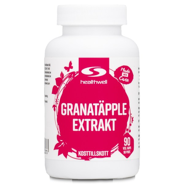 Healthwell Granaattiomenauute, 90 kapselia