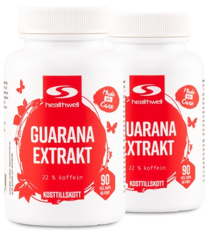 Pienoiskuva Healthwell Guarana Uute, 180 kapselia