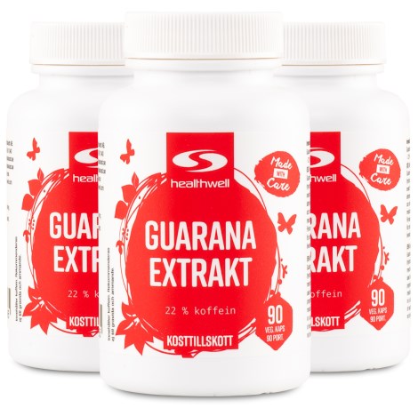 Pienoiskuva Healthwell Guarana Uute, 270 kapselia
