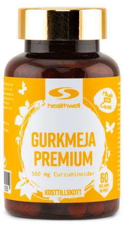 Pienoiskuva Healthwell Kurkuma Premium, 60 kapselia