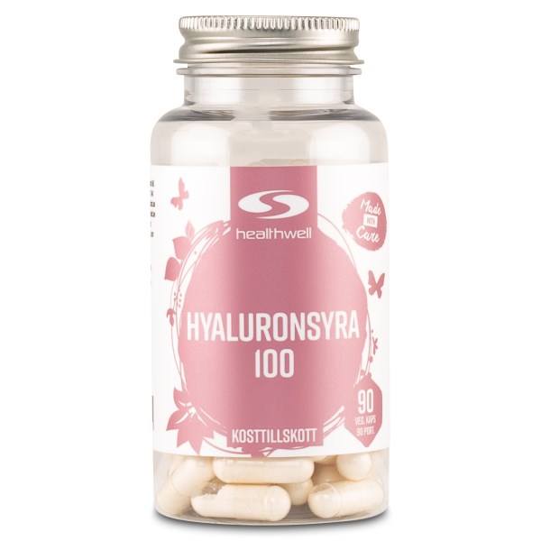 Healthwell Hyaluronihappo 100, 90 kapselia