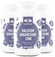 Pienoiskuva Healthwell Kalsium, Magnesium, Sinkki, 270 tablettia