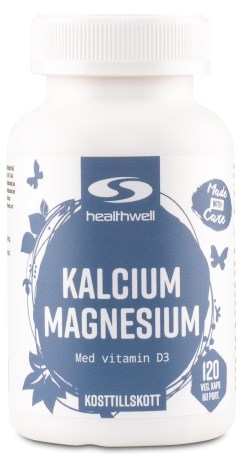 Pienoiskuva Healthwell Kalsium & Magnesium , 120 kapselia