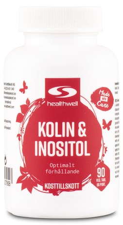 Pienoiskuva Healthwell Koliini+Inositoli , 90 tablettia