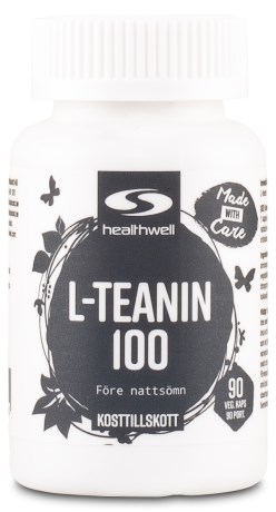 Pienoiskuva Healthwell L-teaniini 100, 90 kapselia
