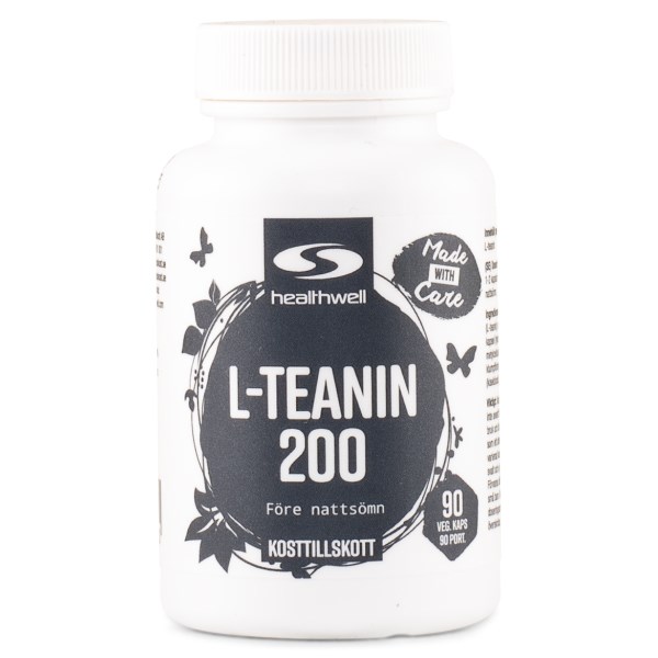 Healthwell L-teaniini 200, 90 kaps.