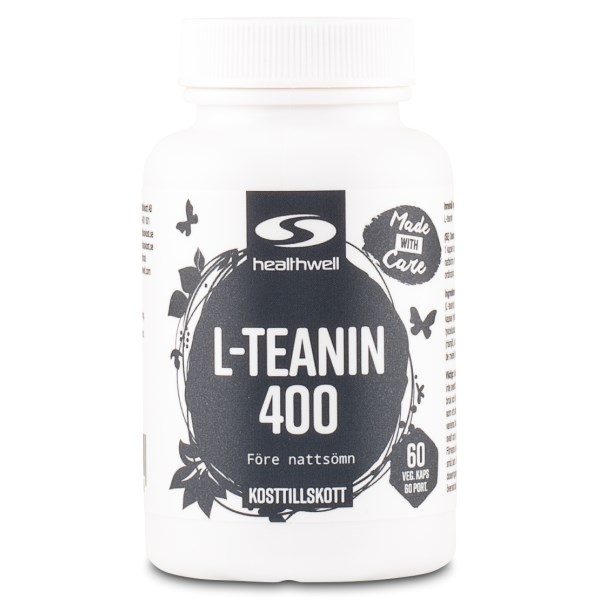 Healthwell L-teaniini 400, 60 kaps.