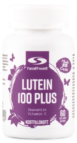 Pienoiskuva Healthwell Luteiini 100 Plus, 60 kapselia