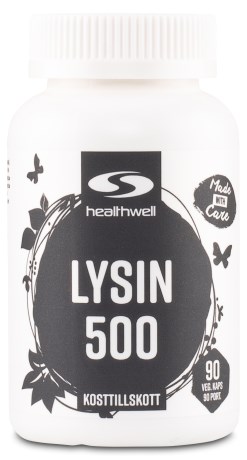 Pienoiskuva Healthwell Lysin 500, 90 kapselia