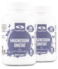 Pienoiskuva Healthwell Magnesiumorotaatti 1000, 180 tablettia