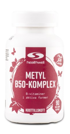 Pienoiskuva Healthwell Metyyli B50-Kompleksi, 90 kapselia