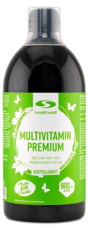 Pienoiskuva Healthwell Monivitamiini Premium-laadulla, 900 ml