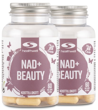 Pienoiskuva Healthwell NAD+ NAC+ Q10 Beauty, 120 kapselia