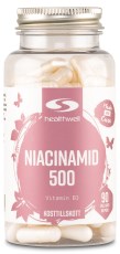 Pienoiskuva Healthwell Niacinamid 500, 90 kapselia