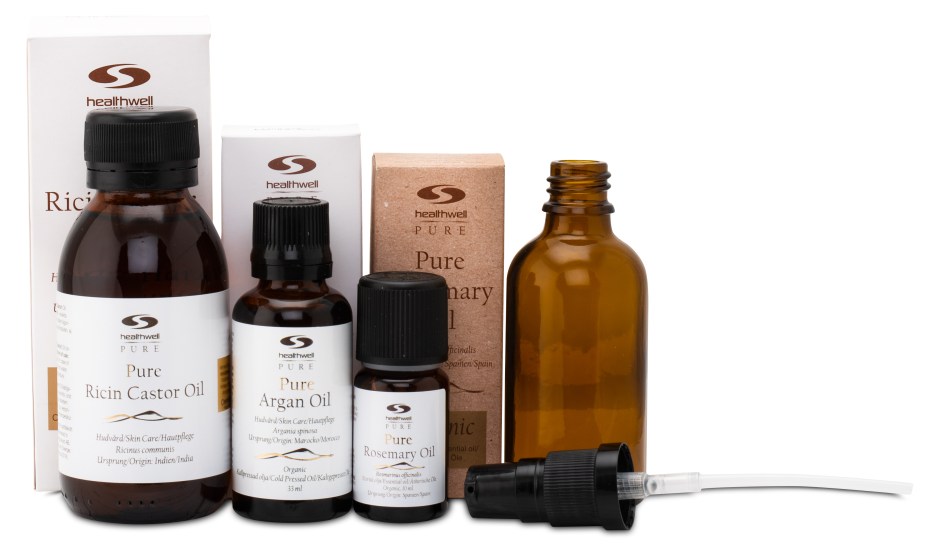 Pienoiskuva Healthwell PURE Hius�ljyhoito, Paketti