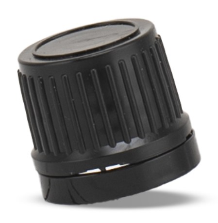 Pienoiskuva Healthwell PURE Tippakorkki, 18 mm, Musta