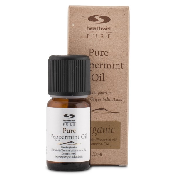 Healthwell PURE Piparminttuöljy EKO, 10 ml