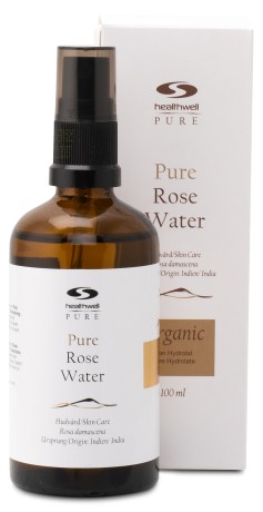 Pienoiskuva Healthwell PURE Ruusuvesi Luomu, 100 ml