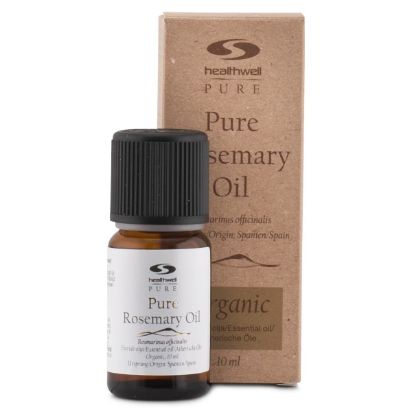 Healthwell PURE Rosmariiniöljy EKO, 10 ml