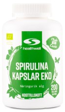 Healthwell Spirulina Kapselit Luomu