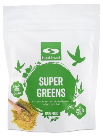 Pienoiskuva Healthwell Super Greens, 200 g
