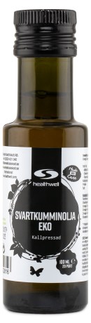 Pienoiskuva Healthwell Mustakuminaljy Luomu, 100 ml