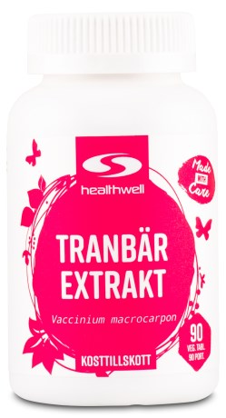 Pienoiskuva Healthwell Karpalouute-tabletit, 90 tablettia