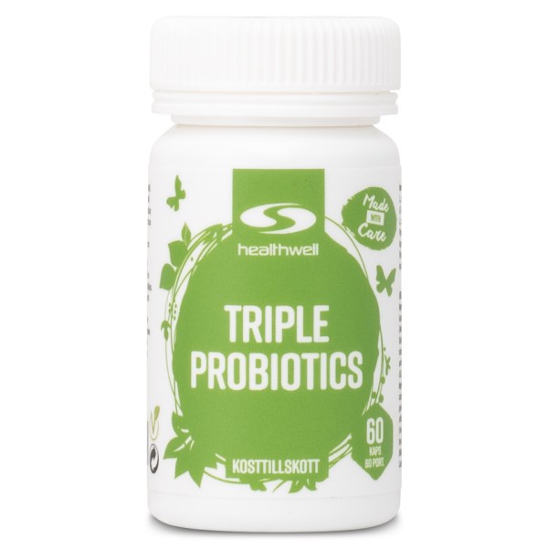 Healthwell Tripla Probiootit, 60 kapselia