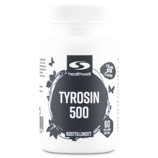 Healthwell Tyrosin 500, 60 kapselia