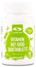 Healthwell B12-vitamiini 1000 imeskelytabletit 
