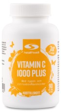 Pienoiskuva Healthwell C-vitamiini 1000 Plus, 90 tablettia