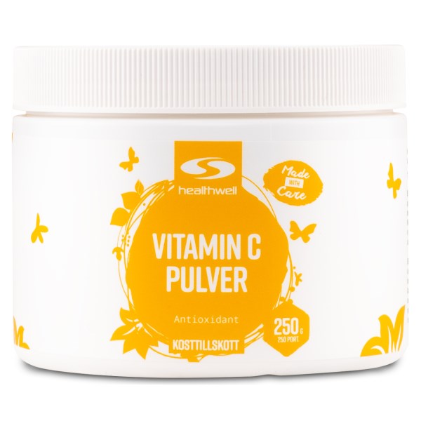 Healthwell C-Vitamiinijauhe, 250 g