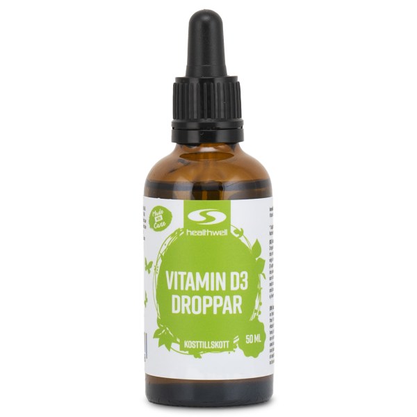 Healthwell D3-vitamiinitipat , 50 ml