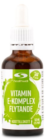Pienoiskuva Healthwell Nestem�inen E-Vitamiinikompleksi, 50 ml