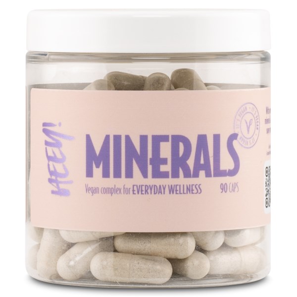 HEEY Minerals - Vegaaninen Monimineraalilisä, 90 kapselia
