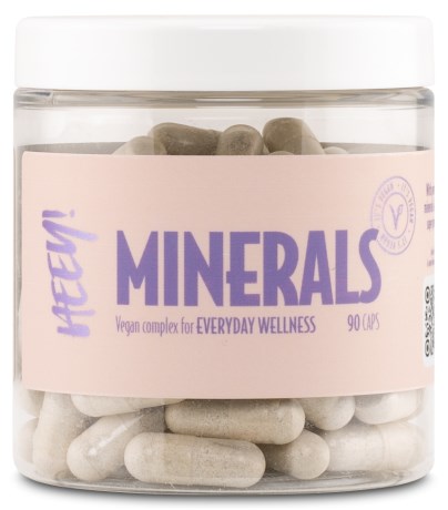 Pienoiskuva HEEY Minerals - Vegaaninen Monimineraalilis�, 90 kapselia