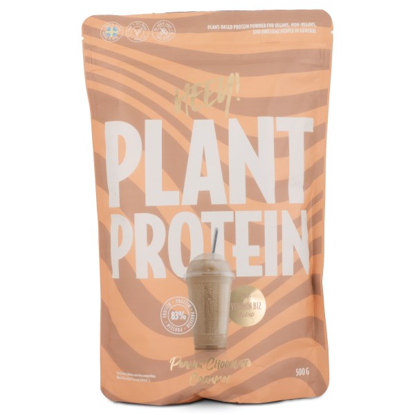 HEEY Vegaaninen Proteiinijauhe, Jordnöt/Choklad/Karamell, 500 g
