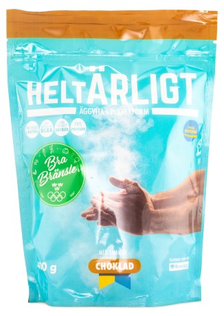 Pienoiskuva Helt �rligt Kananmunanvalkuaisjauhe, Suklaa, 400 g