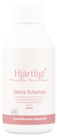 Pienoiskuva Hj�rtligt Detox Shamppoo, 100 ml