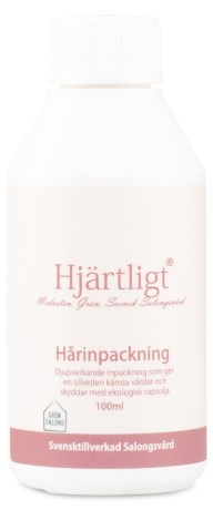 Pienoiskuva Hj�rtligt Hiusnaamio, Luomu, 100 ml