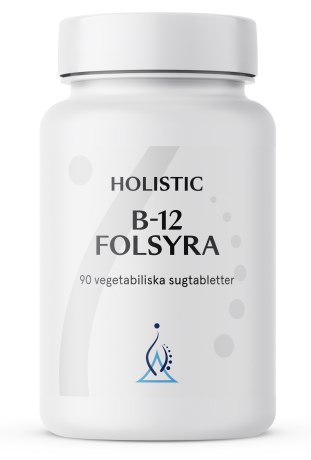 Pienoiskuva Holistic B12-Vitamiini Foolihappo, 90 tablettia