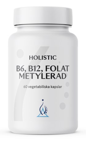Pienoiskuva Holistic B6, B12 Folat Metylerad, 60 kapselia