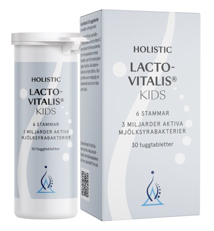 Pienoiskuva Holistic LactoVitalis Kids, 30 tablettia