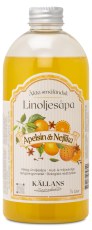 Pienoiskuva K�llans Pellava�ljysaippua Tuoksulla, 500 ml, Appelsiini & Neilikka