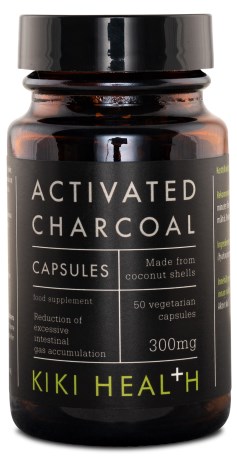 Pienoiskuva Kiki Health Activated Charcoal Caps, 50 kaps.